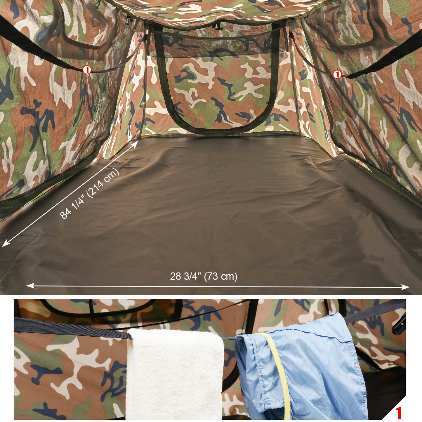 Single Tent Cot Basic