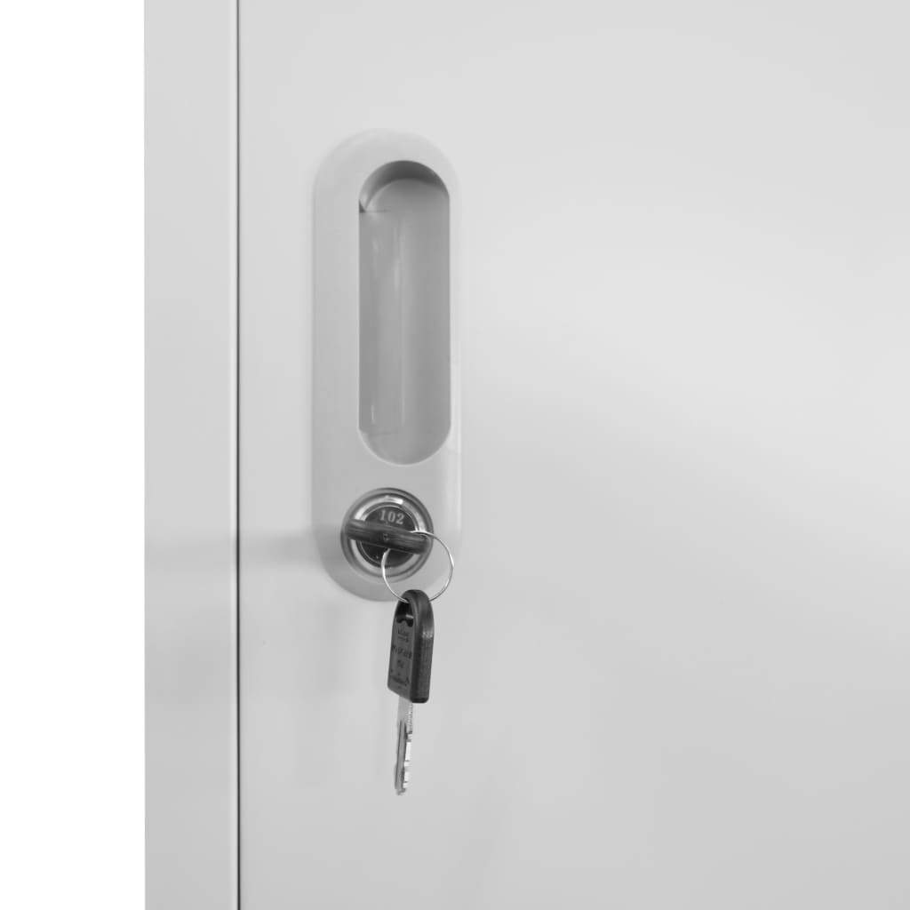 Locker Cabinet with 12 Compartments 35.4"x17.7"x70.9"