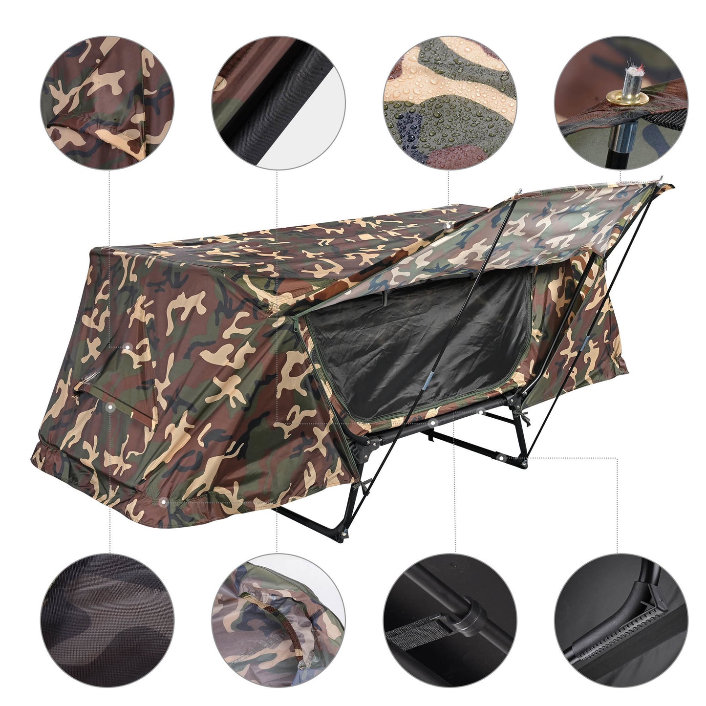 Single Tent Cot Basic