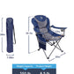 Outdoor Reclining Camping Chair 3 Position Folding Lawn Chair Supports 350 lbs