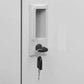 Locker Cabinets 5 pcs Light Gray 35.4"x17.7"x36.4" Steel