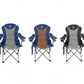 Outdoor Reclining Camping Chair 3 Position Folding Lawn Chair Supports 350 lbs