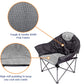 Outdoor Camping Chair Folding Chair Black