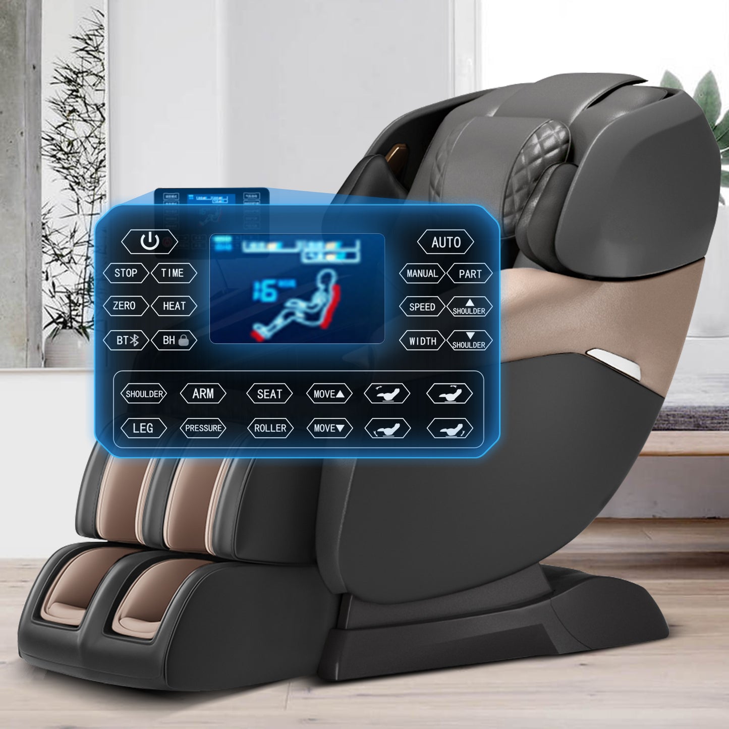 2023 chair massager full body Thai stretch 3d Neck waist back massage chair electric massage sofa with Foot Roller Gua Sha