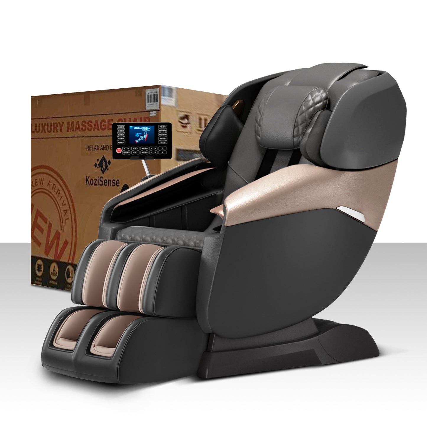 2023 chair massager full body Thai stretch 3d Neck waist back massage chair electric massage sofa with Foot Roller Gua Sha
